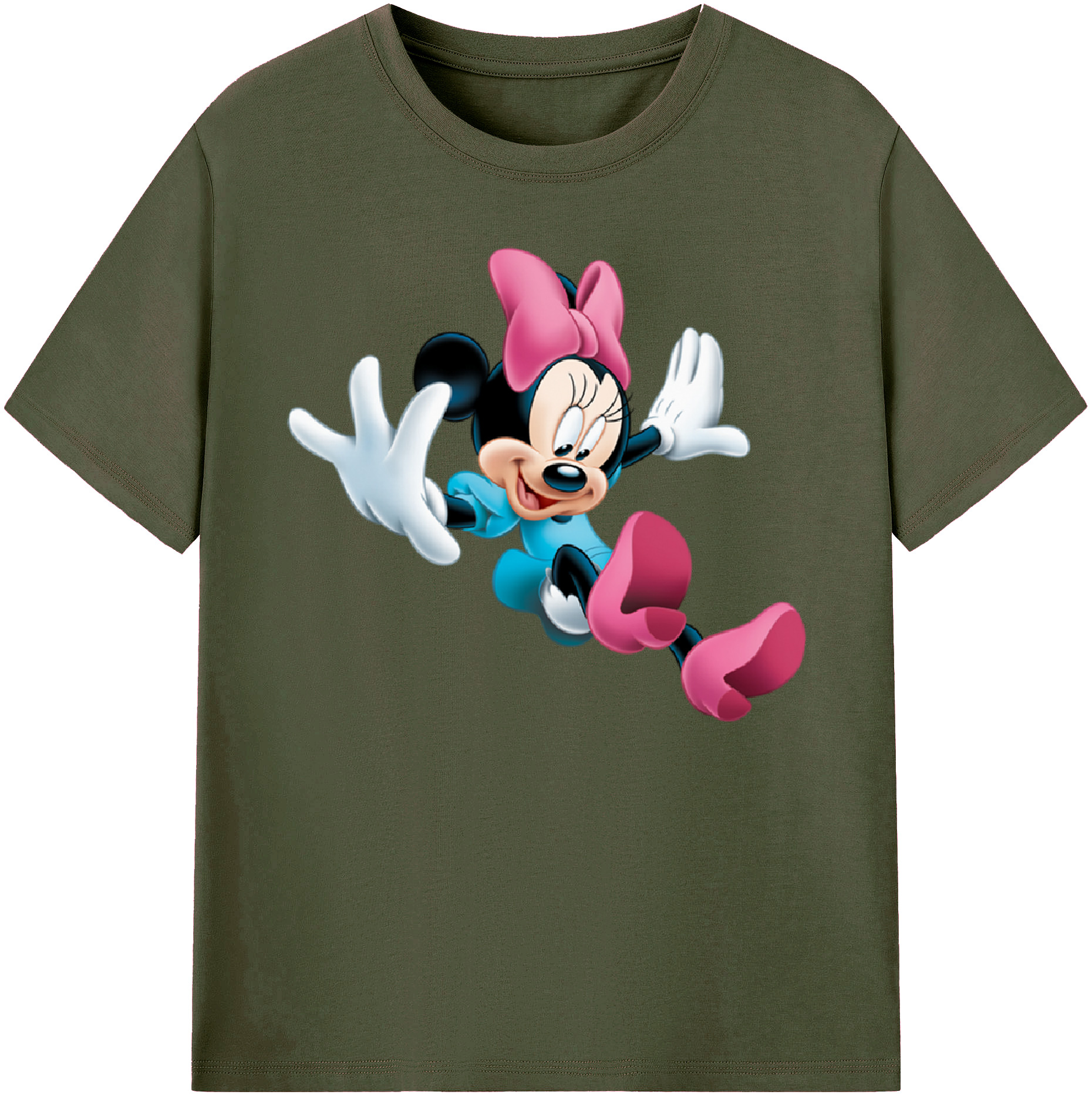 ミッキーマウス Mickey Mouse 綿100％ メンズ半袖Tシャツ｜肌触りやわらか＆通気性